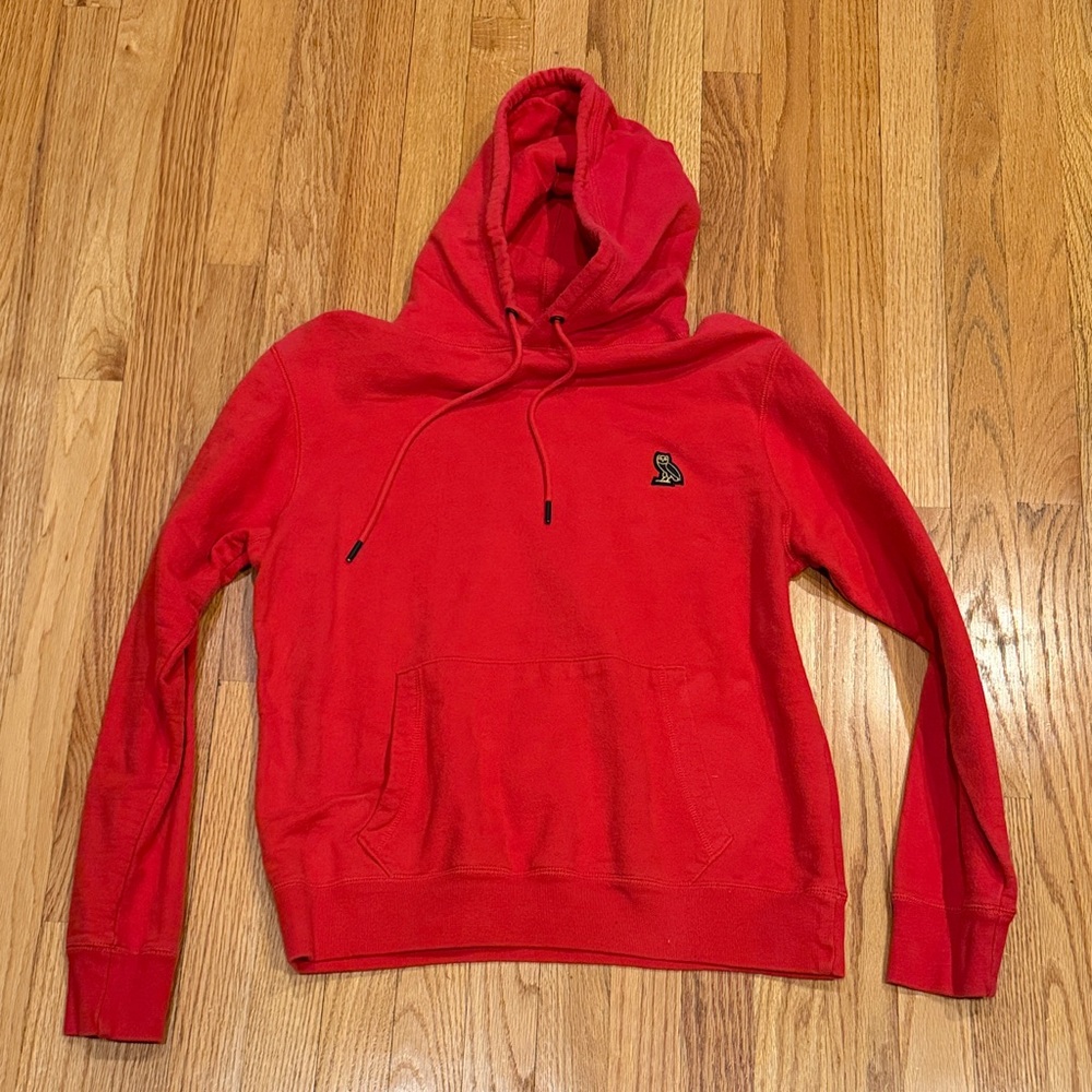 OVO October’s Very Own Drake Red Men's Hoodie Size Small